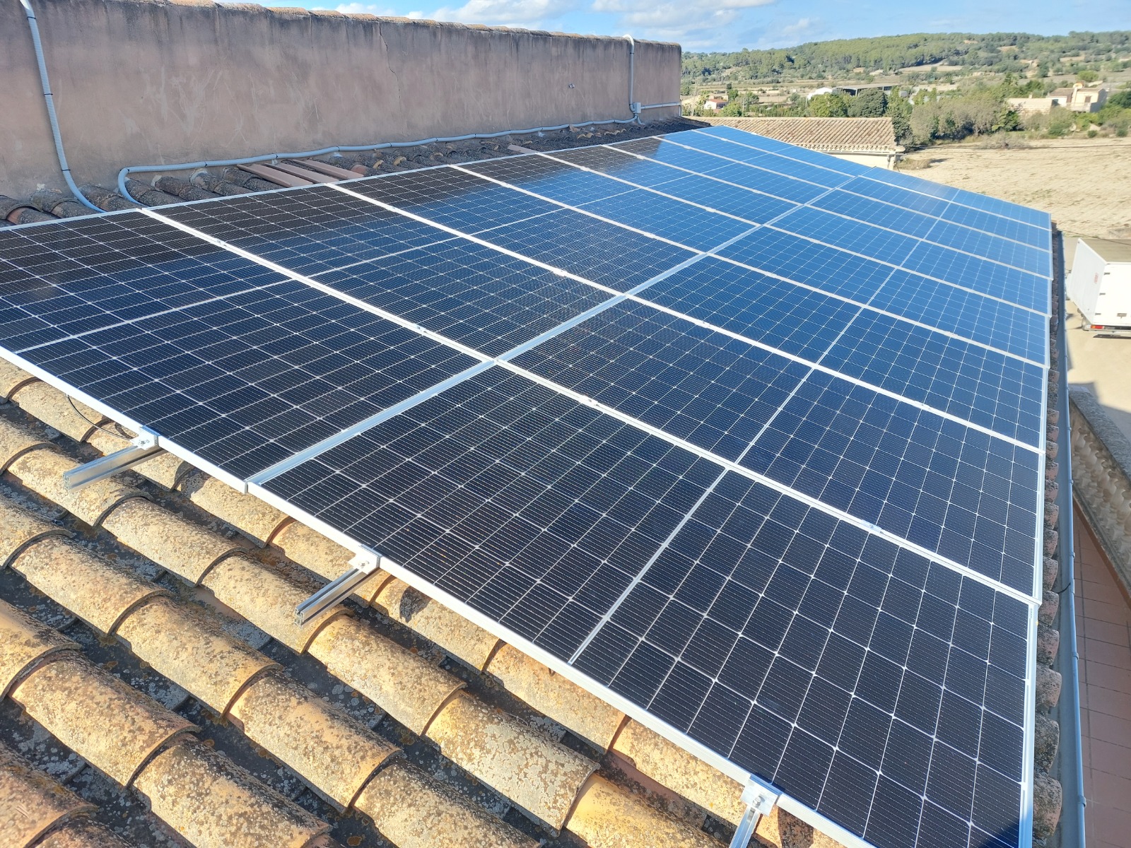 Placas solares en vivienda de Montuiri